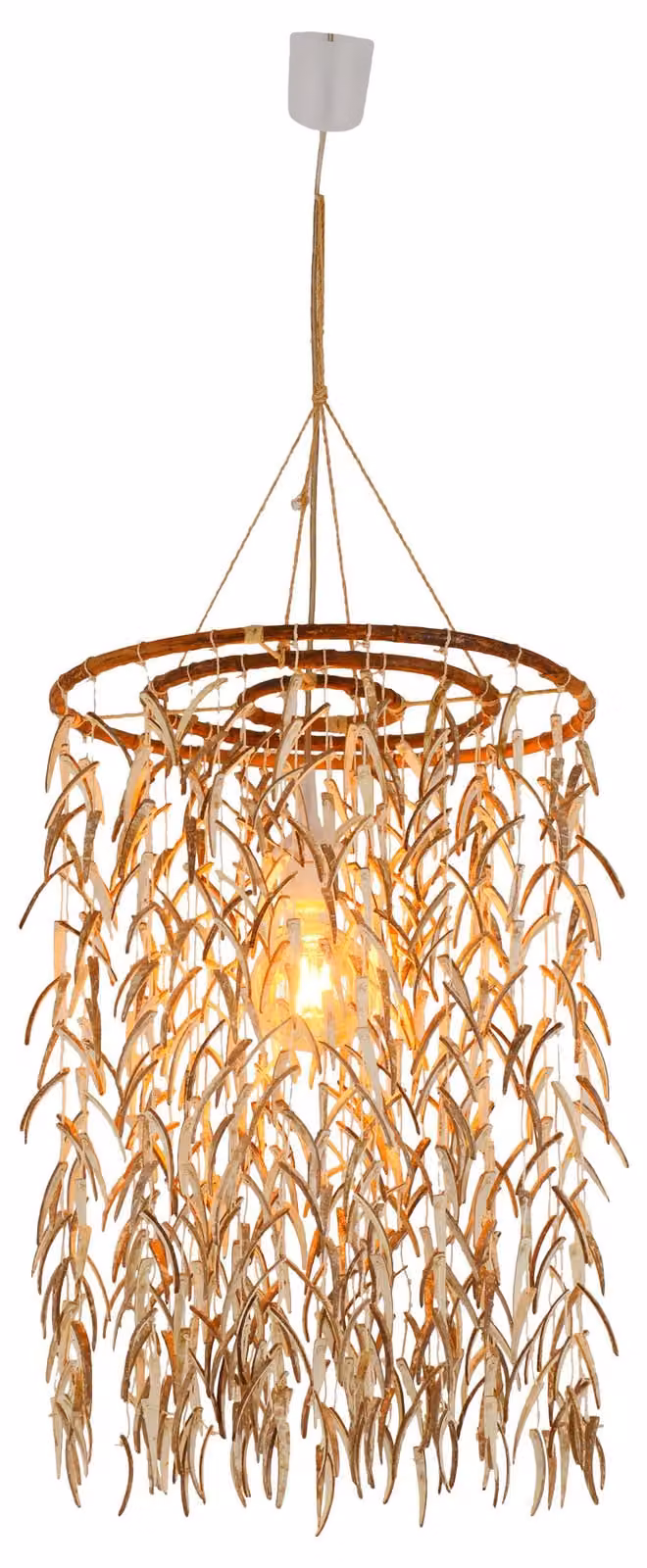 Lampada a sospensione Coconut E27 Ø40cm Beige