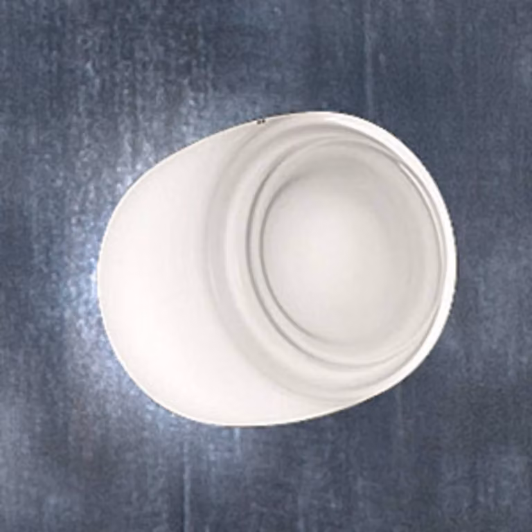 Vistosi Applique da parete BOT, dimmerabile, Bianco / Opale, Soggiorno / Sala da pranzo, Vetro, Moderno, Applique