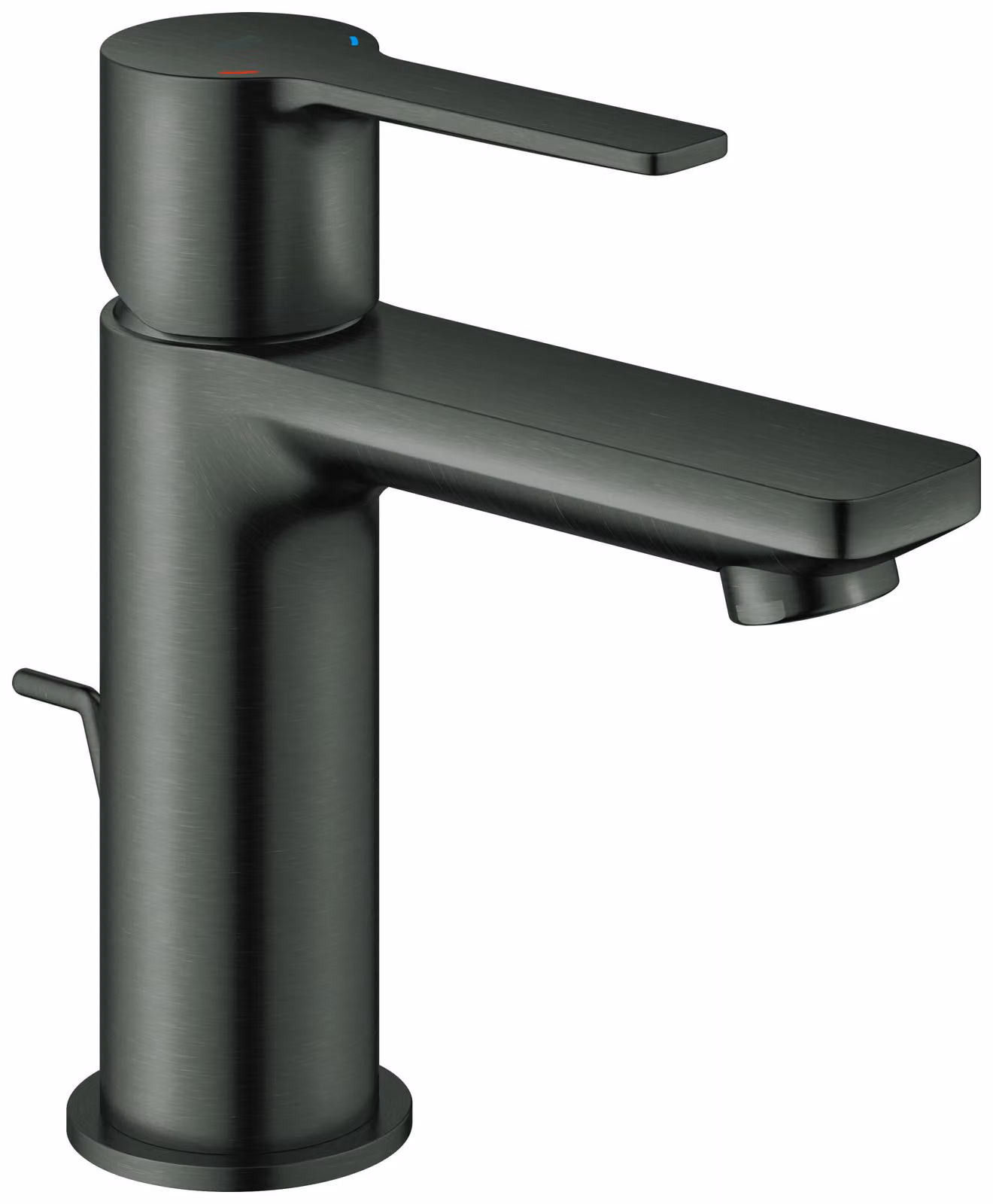 Grohe Lineare - Miscelatore per lavabo con bocca di erogazione, Grafite dura spazzolata 32109AL1