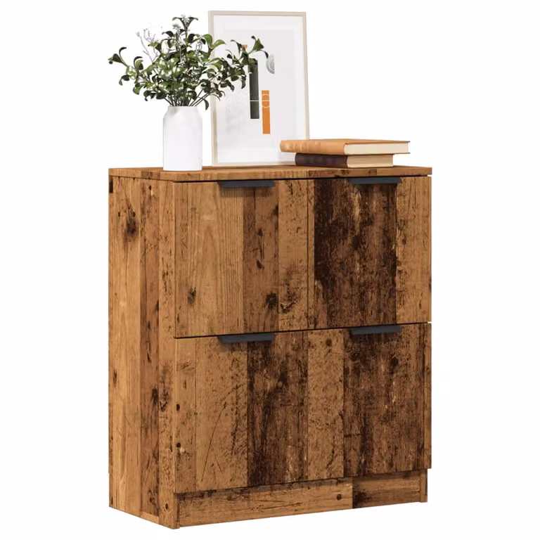 Credenza vidaXL in legno color marrone con design minimalista L: 60 cm, P: 30 cm, H: 70 cm