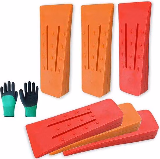 6 clip in plastica da 155 x 14 x 52 cm per il fissaggio