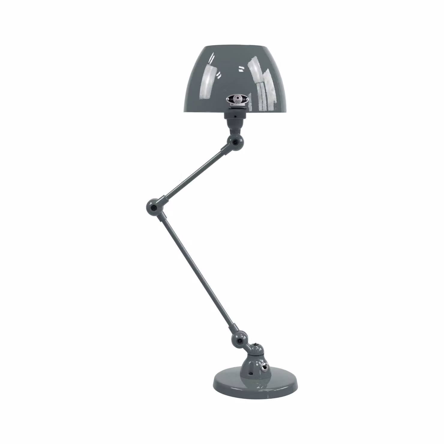 Jieldé Lampada da tavolo Aicler AIC373, Alluminio / Grigio / Zincato, Soggiorno / Sala da pranzo, Metallo, Industriale, Lampada da tavolo