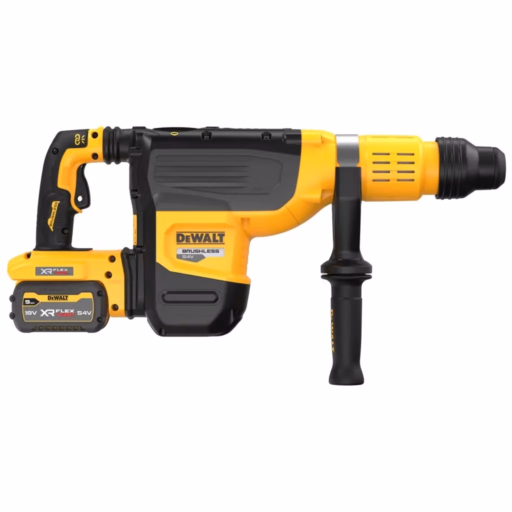 Martello Demoperforatore DeWalt DCH775X2-QW 54V SDS-Max Giallo con 2 Batterie da 9Ah – 2