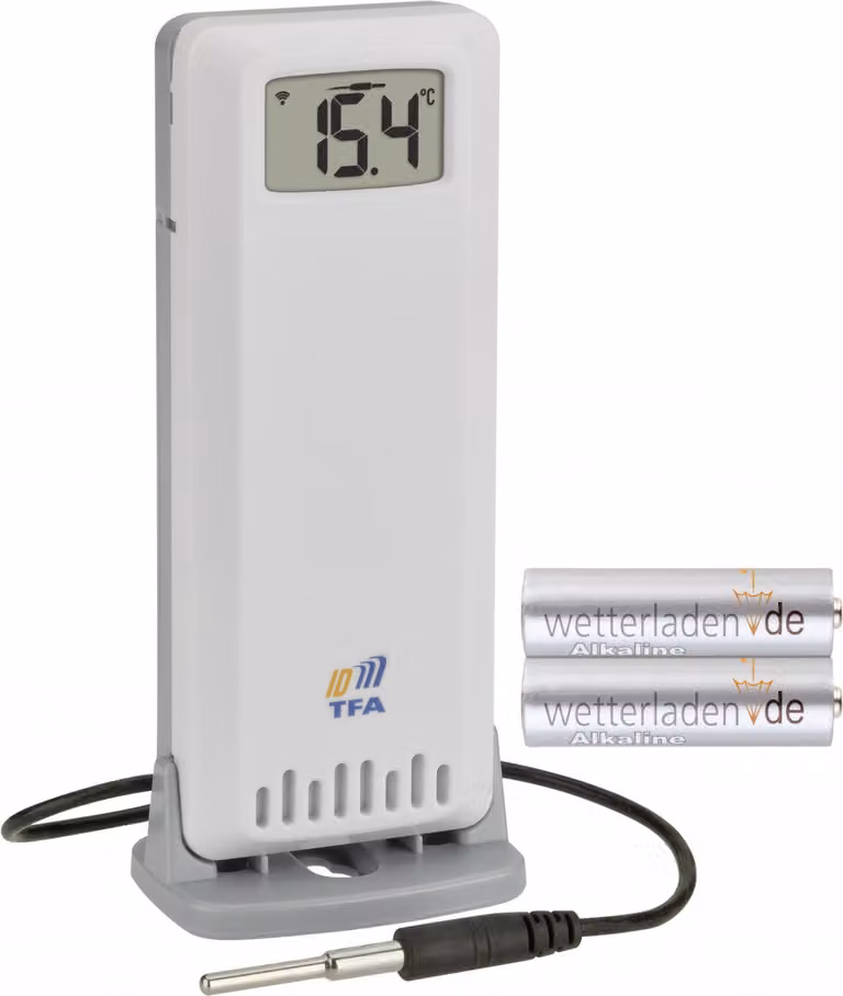 TFA 30.3905.02 Trasmettitore termoigrometrico professionale ID-A4 Sensore a cavo per TFA.me -50 +110 °C Trasmettitore radio: con batterie