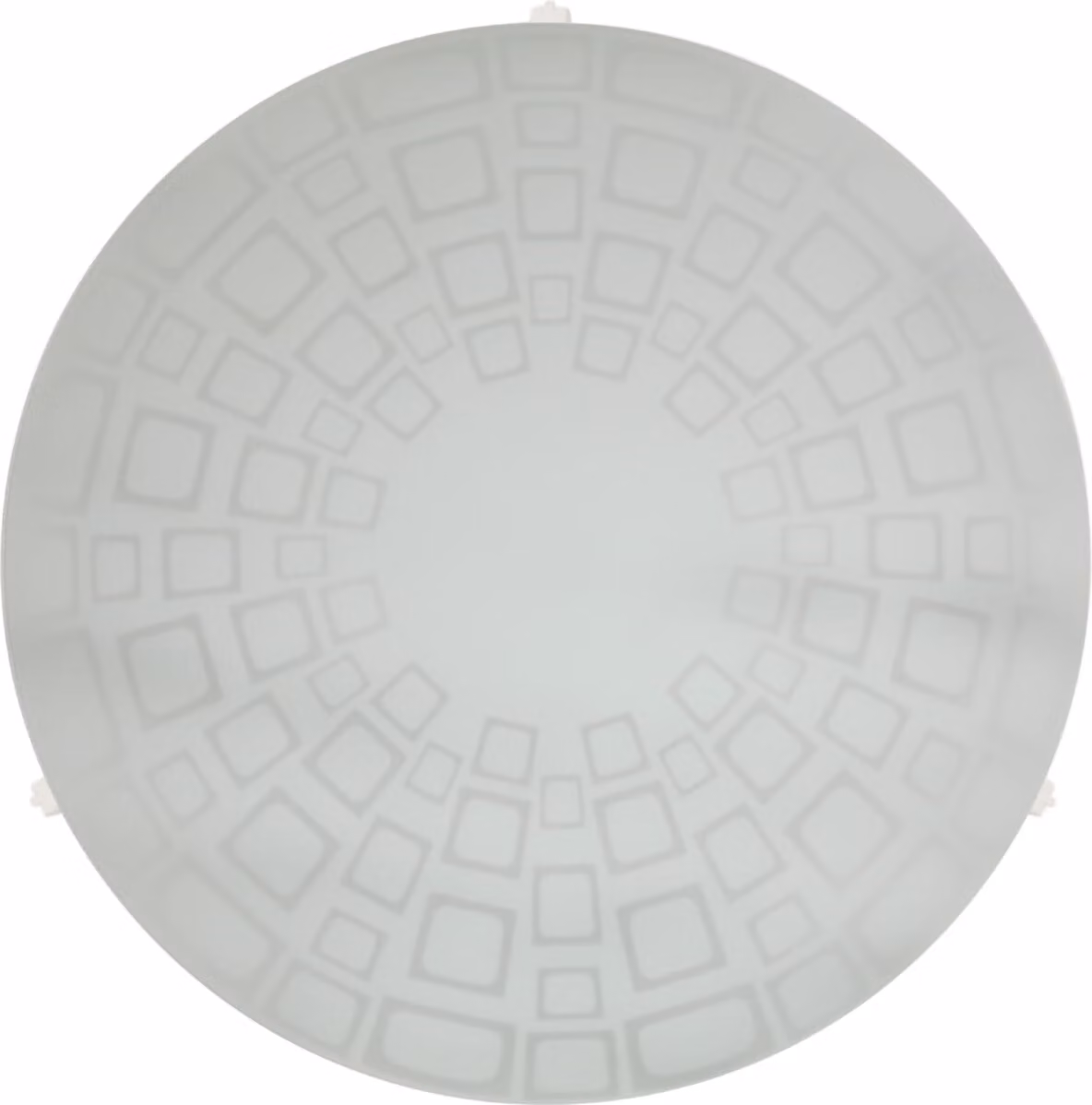 Plafoniera rotonda INGRID bianca 1xE27x40W in vetro, dimensioni: 9x30x30 cm, IP20, Candellux