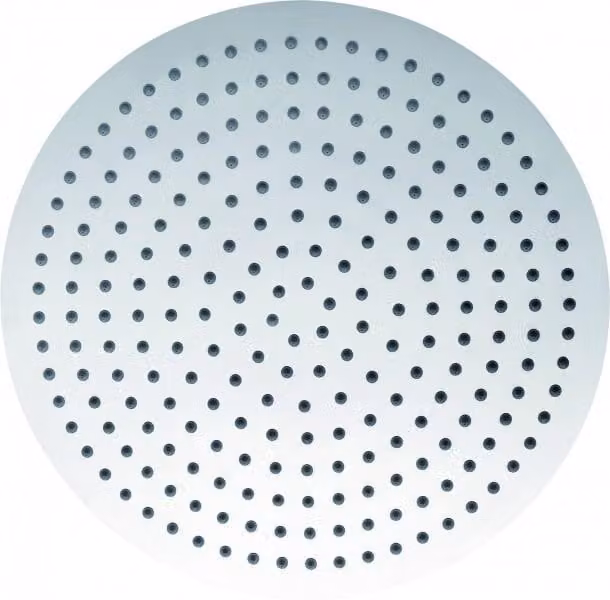 Doccia a pioggia XXL, modello DPG2019 - Acciaio inossidabile - Diametro 30 cm - Super piatta - Rotonda