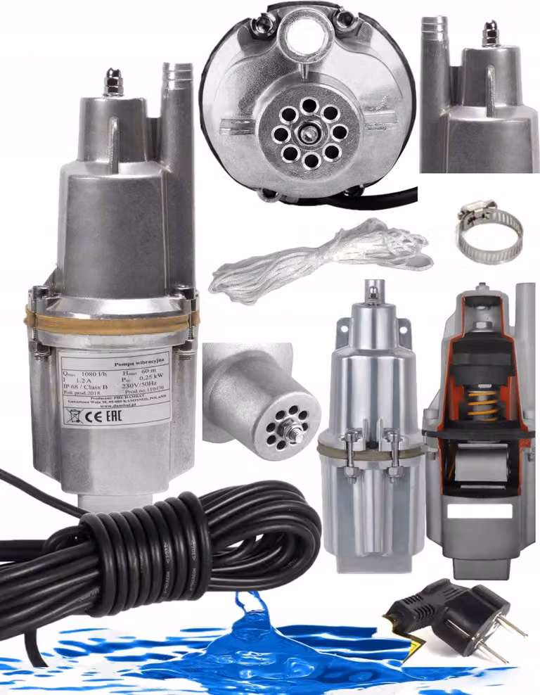 IBO | Pompa A Membrana - 450 W - 60 m - Leggera Ed Efficiente - Ideale Per Irrigazione Del Giardino