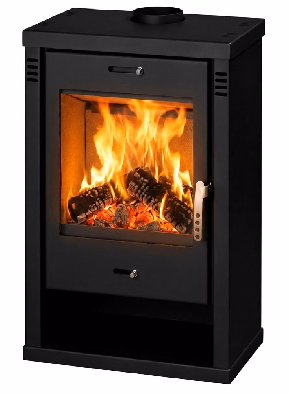 Stufa a legna EEK A+ Victoria Torino, nera – 7,52 kW