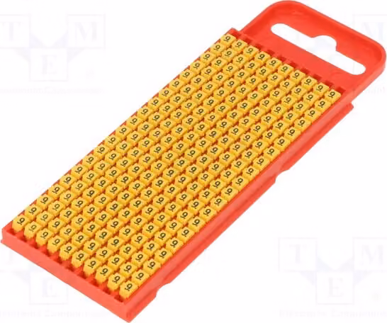 200 etichette gialle per cavi e conduttori, modello 561-01694, adatte per cavi con diametro da 2 a 2,8 mm
