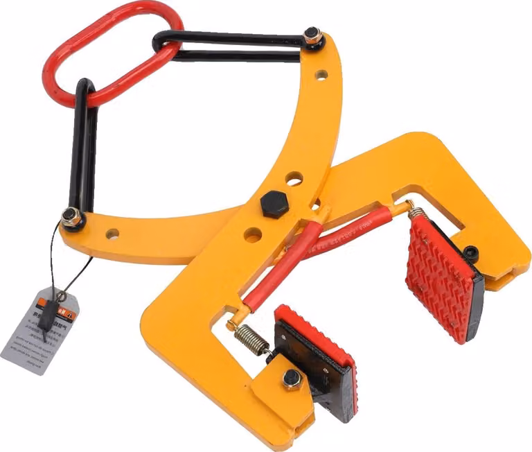 Pinza per sollevamento di lastre, con ganasce regolabili da 4 a 6 a 8 pollici, capacità di serraggio da 6 a 24 cm, portata massima 280 kg, dimensioni dell'imballaggio 36 × 41 × 12 cm, peso 8,7 kg