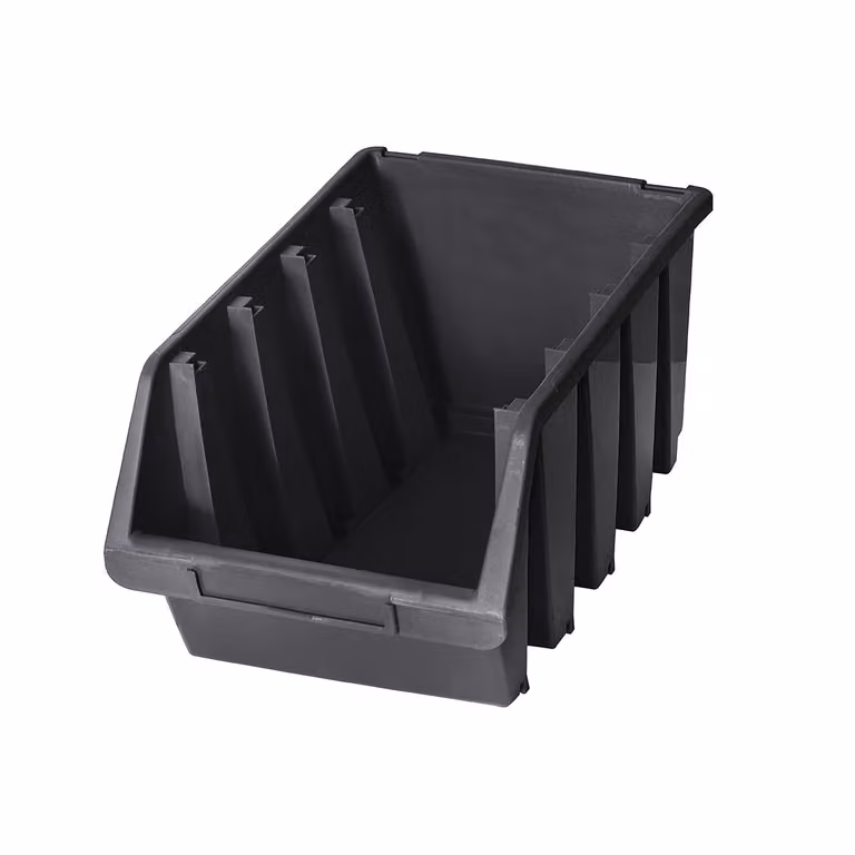 Ergobox 4 contenitori a giorno, nero