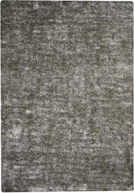 Tappeto Etna 100 in ciniglia verde oliva e grigio di Kendra Home – 1