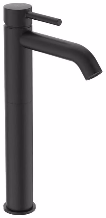 Ideal Standard Miscelatore per lavabo Ceraline base estesa, sporgenza 150 mm BC194XG Nero (Silk Black)