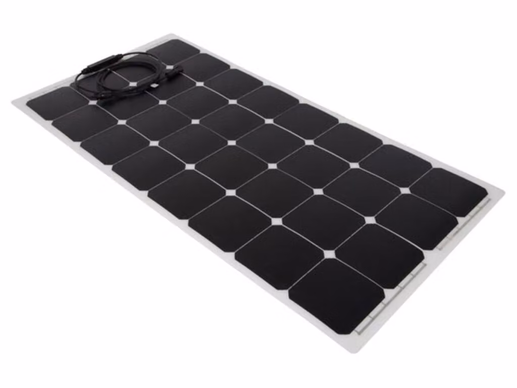 Modulo solare Perel ad alta efficienza - 100W - 12V - Flessibile
