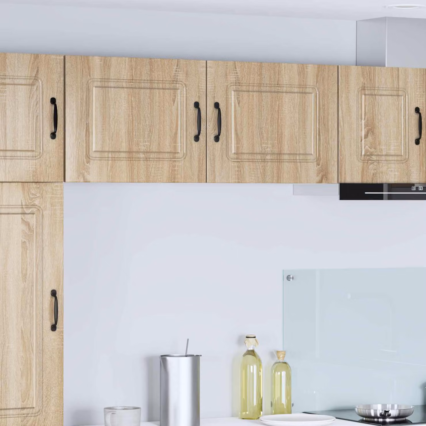 vidaXL Pensile da cucina Kalmar in legno Rovere Sonoma marrone L: 50 cm, P: 31 cm, H: 40 cm