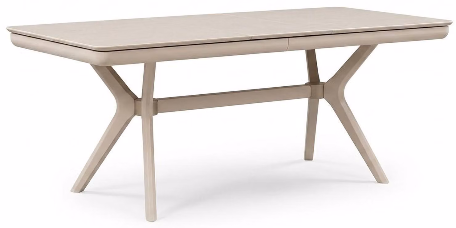 Esstisch Stil modern weiß bequem praktisch Esszimmer Ausziehbarer