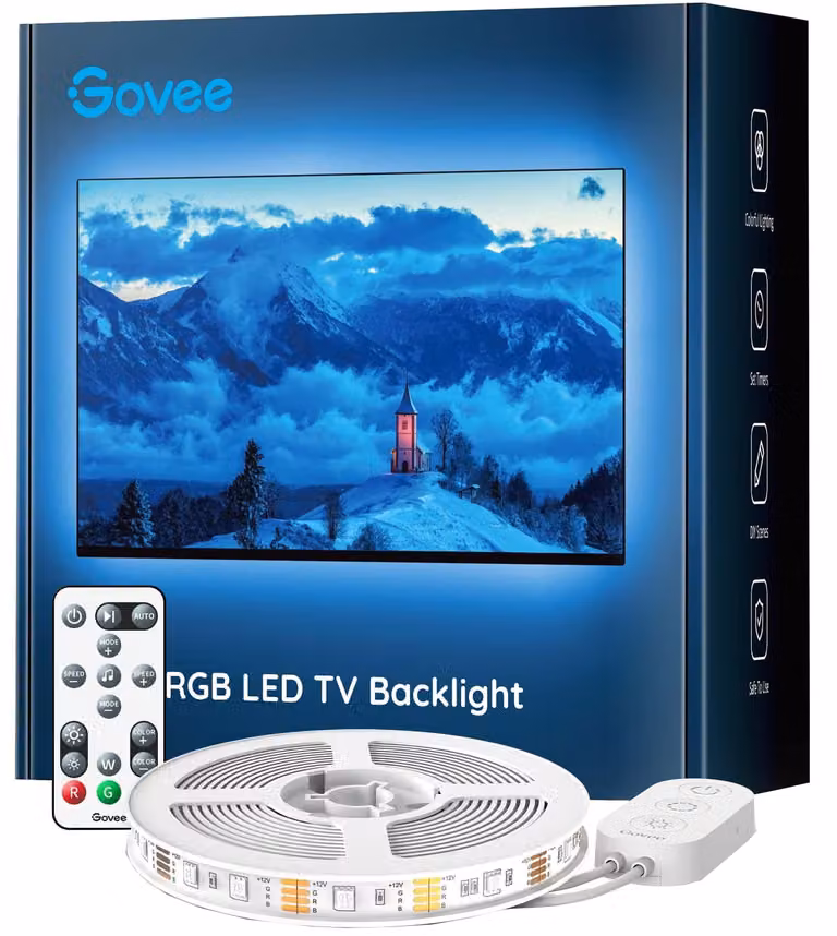 Govee H6179 Govee RGB Bluetooth LED Backlight for 46"- 60" TVs