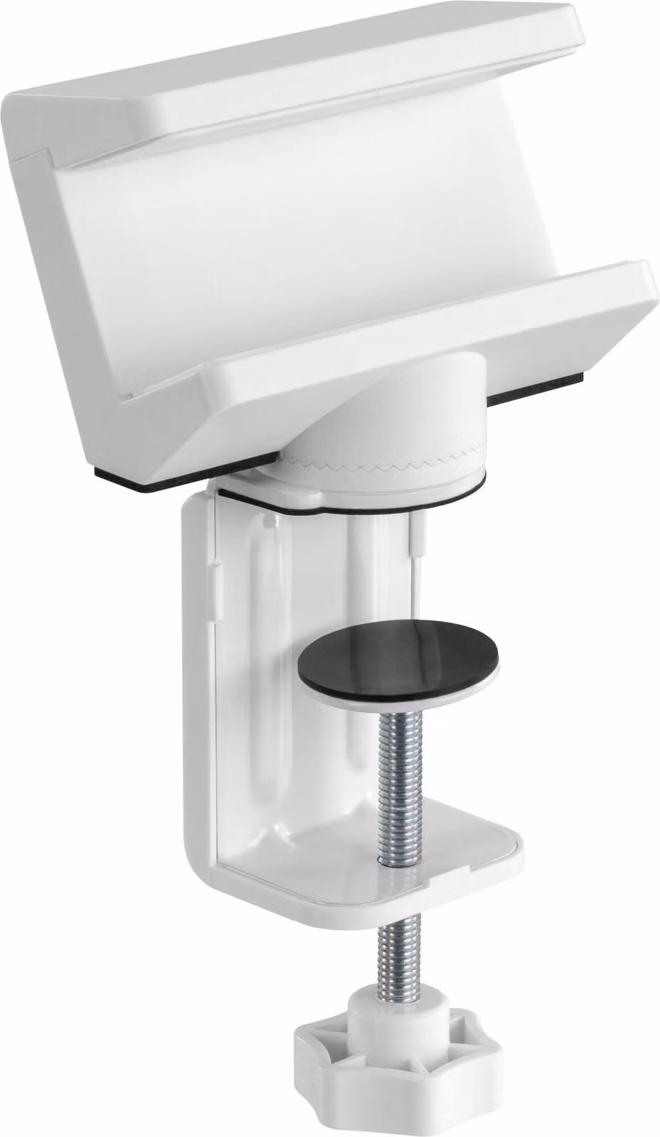 InLine® Morsetto da tavolo per bande di prese, girevole, morsetto a vite, bianco