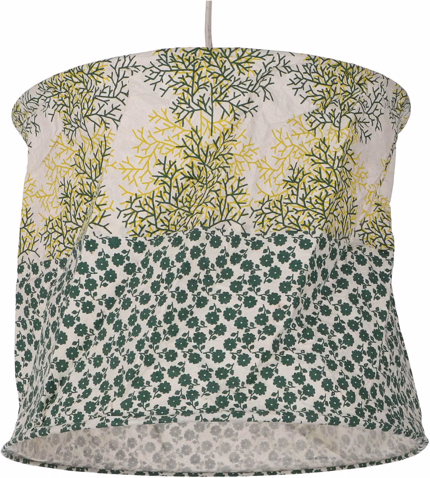 Lampada a sospensione rotonda in carta, paralume in carta Lokta Annapurna, Carta fatta a mano - Modello 13, Multicolore, carta Lokta, 25*28*28 cm, Paralumi asiatici in carta e tessuto