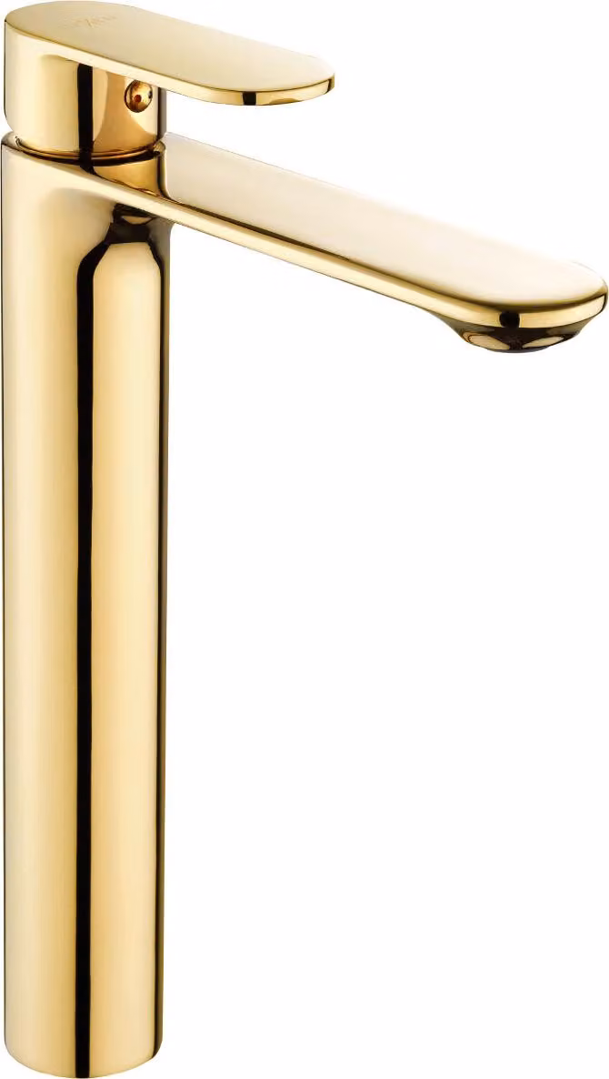 Mexen Milo rubinetto alto per lavabo, dorato - 71310-50