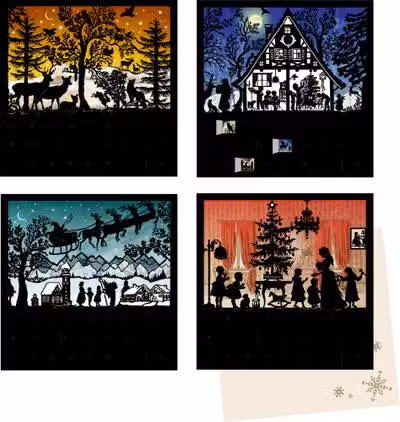Stille Nacht, assortimento mini calendari dell'Avvento