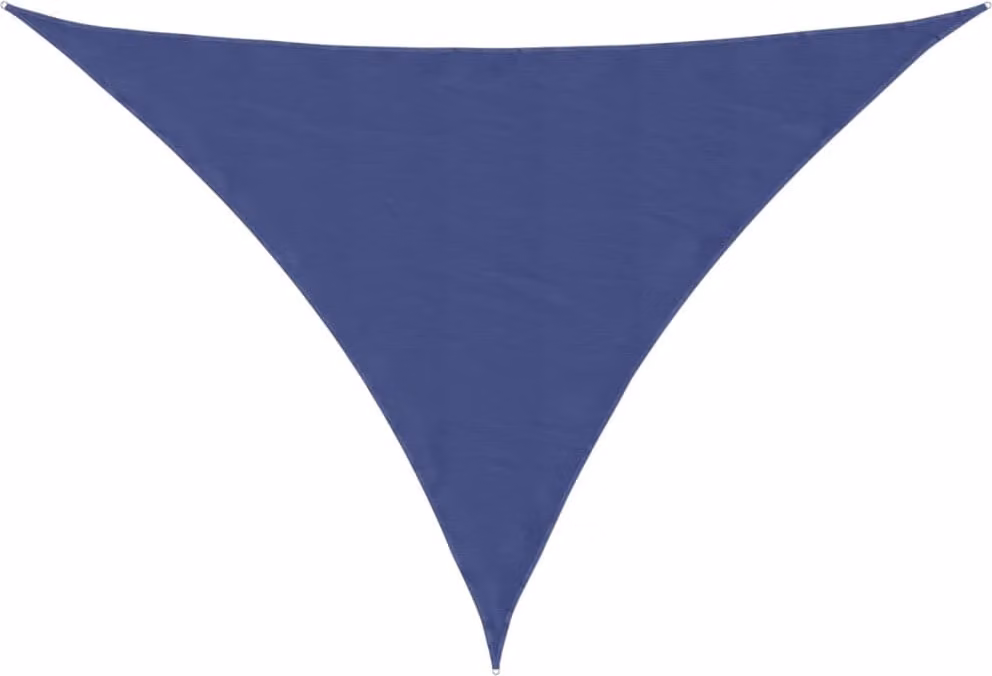 Parasole a Vela Oxford Triangolare 5x5x6 m Blu