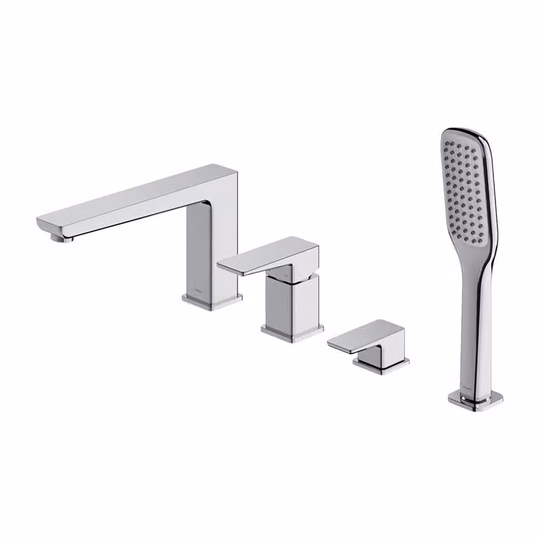 Omnires PARMA PM7432CR Rubinetto per vasca a 4 fori, cromato