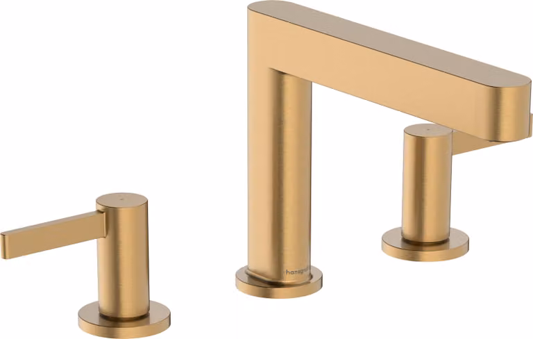 hansgrohe Finoris robinetterie de lavabo 3 trous 110 avec vidage Push-Open, portée 169mm, 76033140, 76033140