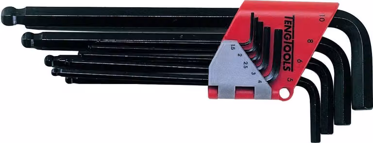 Tengtools 112260104 Set Di Chiavi Per Valvole A Sfera Esagonali 1479 Mm 9 Pz