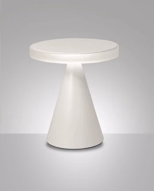 Lampada da tavolo Neutra LED 12W 1260lm 3000K struttura in metallo e metacrilato colore Bianco IP20 - Illuminazione d'interni elegante e moderna