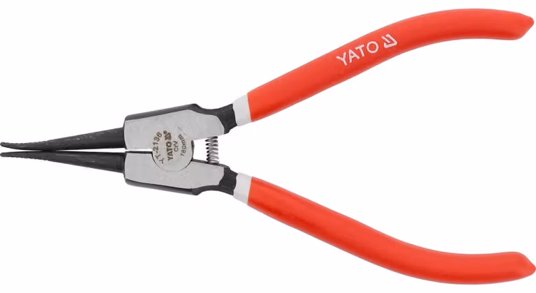 Pinza a becchi lunghi per anelli di sicurezza, 180 mm