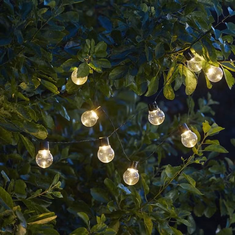 PARTAJ ghirlanda solare da giardino 10 luci LED IP44