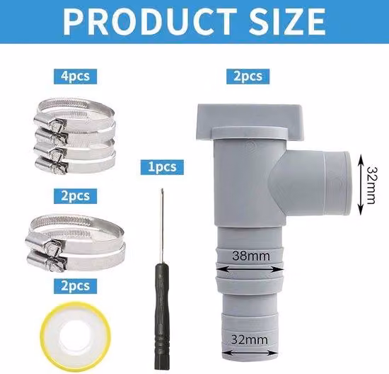 Valvole per piscine professionali - kit di manutenzione semplice - set di 2