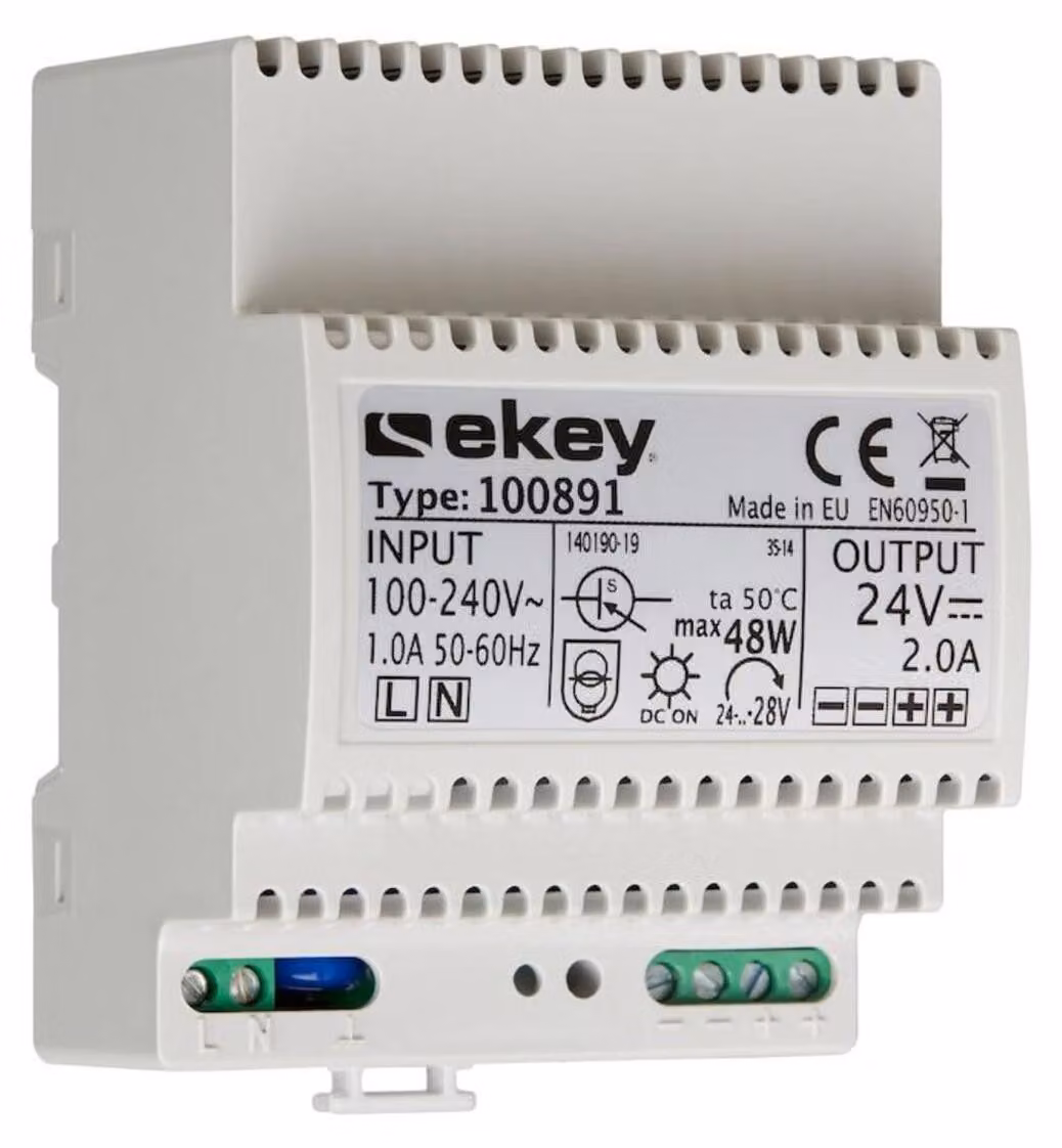 Alimentatore per guida DIN Ekey (AT) 100891