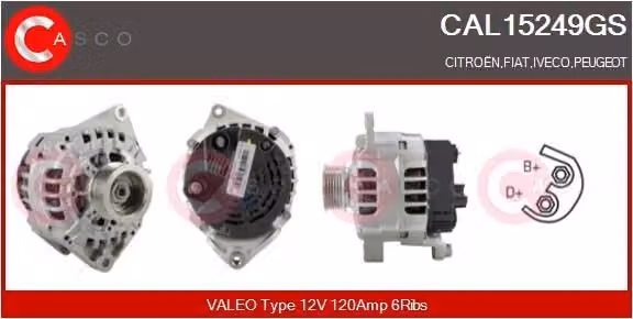 Alternatore 120A