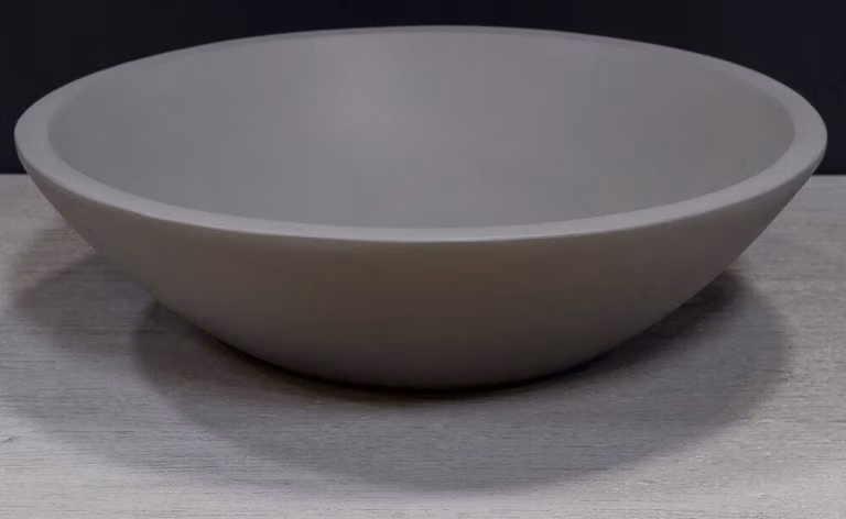 Lavabo da appoggio Augusta in terrazzo, diametro 40 cm
