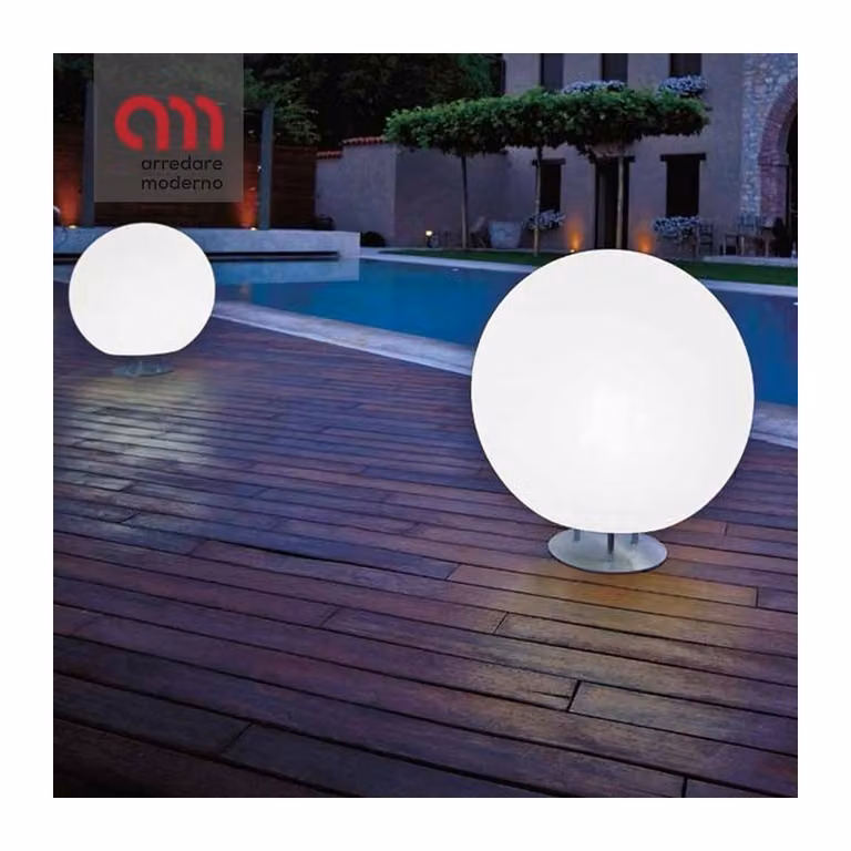 Lampada Sfera con piedistallo Khilia