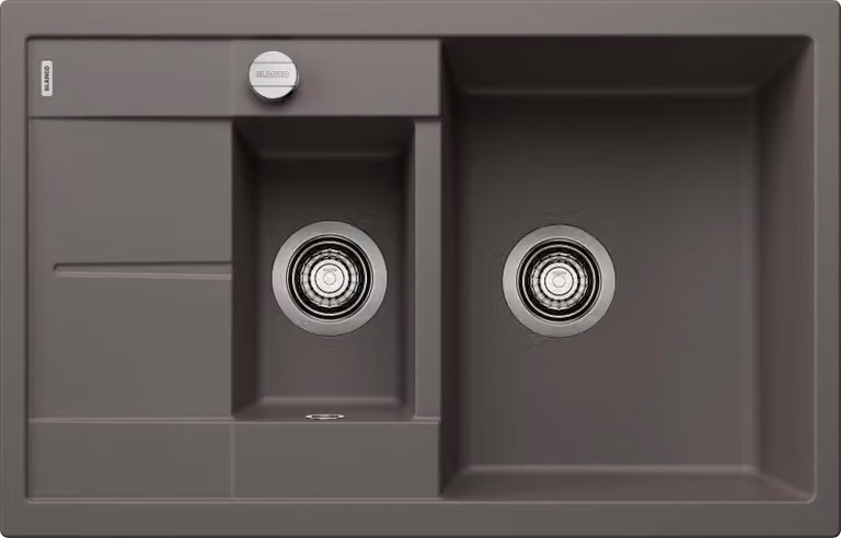 Blanco METRA 6 S Lavello compatto 780 x 500 mm grigio vulcano 527297