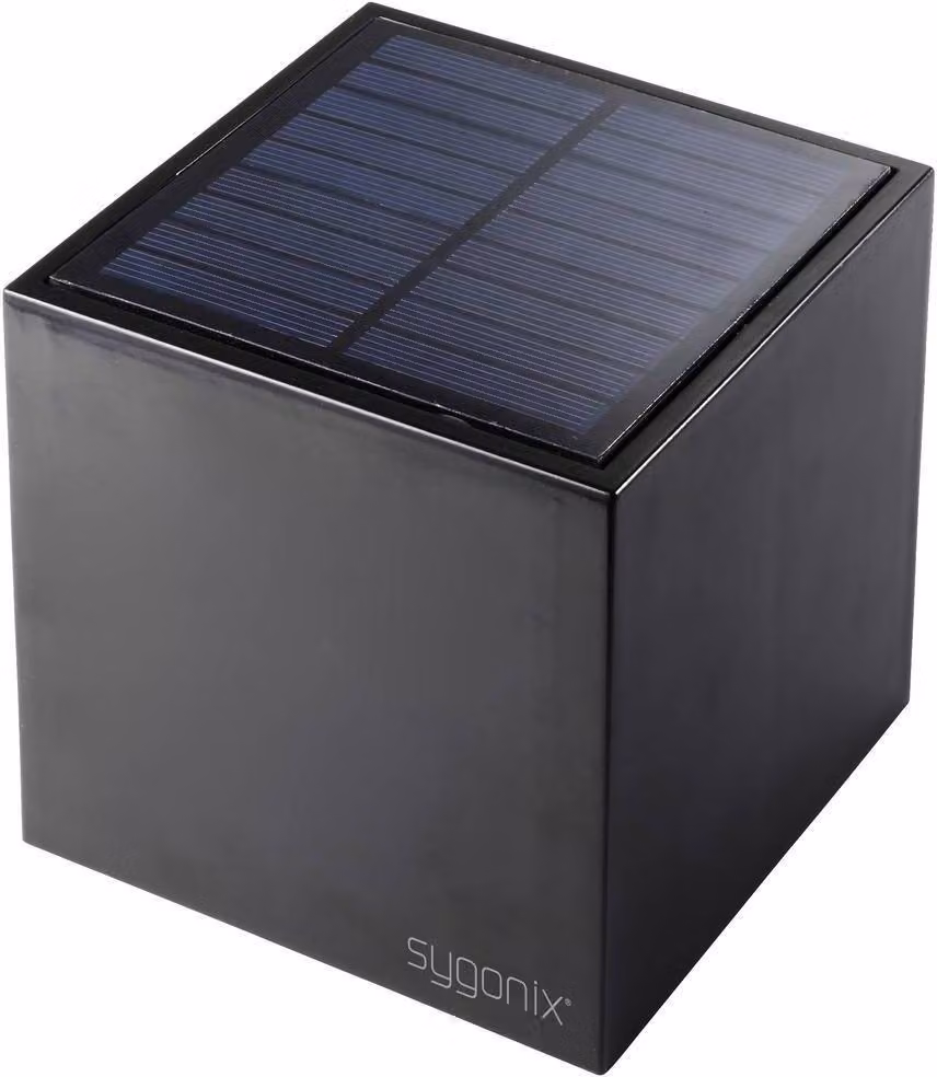 Sygonix SY-5499356 Applique solare da esterno SMD LED 0,9 W Nero