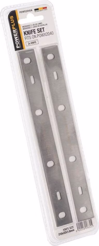 Powerplus 210x22x1,8 Mm Lama per pialla 2 unità Trasparente Trasparente Taglia unica