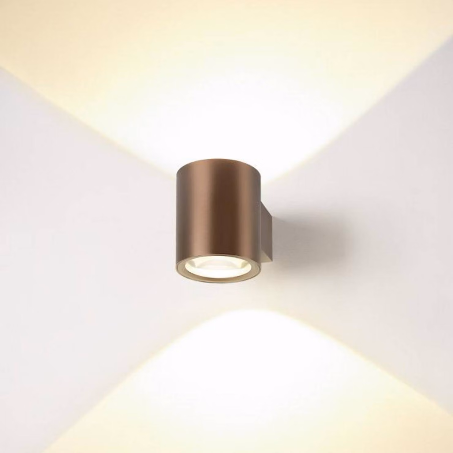 SLV Applique da parete a LED Oculus, dimmerabile, Rame, Soggiorno / Sala da pranzo, Alluminio, Moderno, Applique a LED