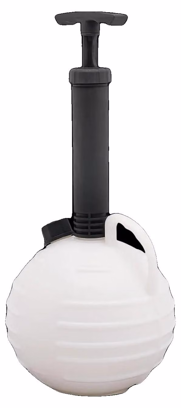 Pompa aspirante per olio, capacità 6 litri, dimensioni 24 x 24 x 28 cm, dotata di 3 tubi di prolunga, pressione di esercizio massima -15 inHg, intervallo di temperatura del liquido da 20 a 95 °C