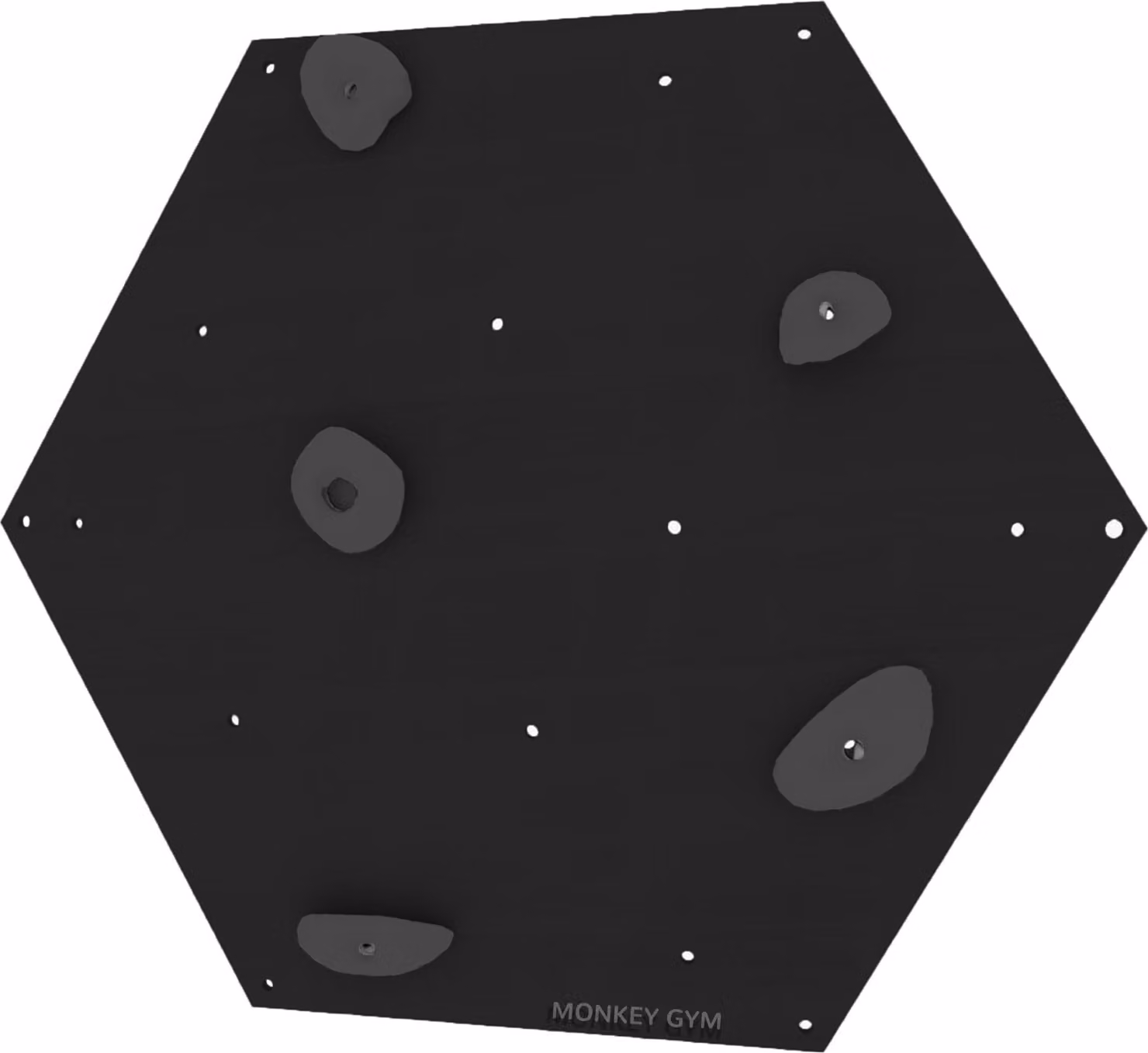 Cubo per parete d'arrampicata nero - Caricabile fino a 100 kg
