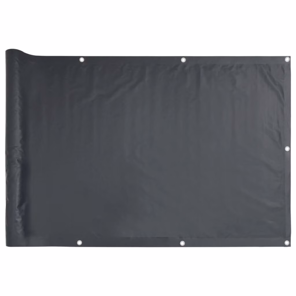 Paravento da Balcone Antracite 300x120 cm in PVC