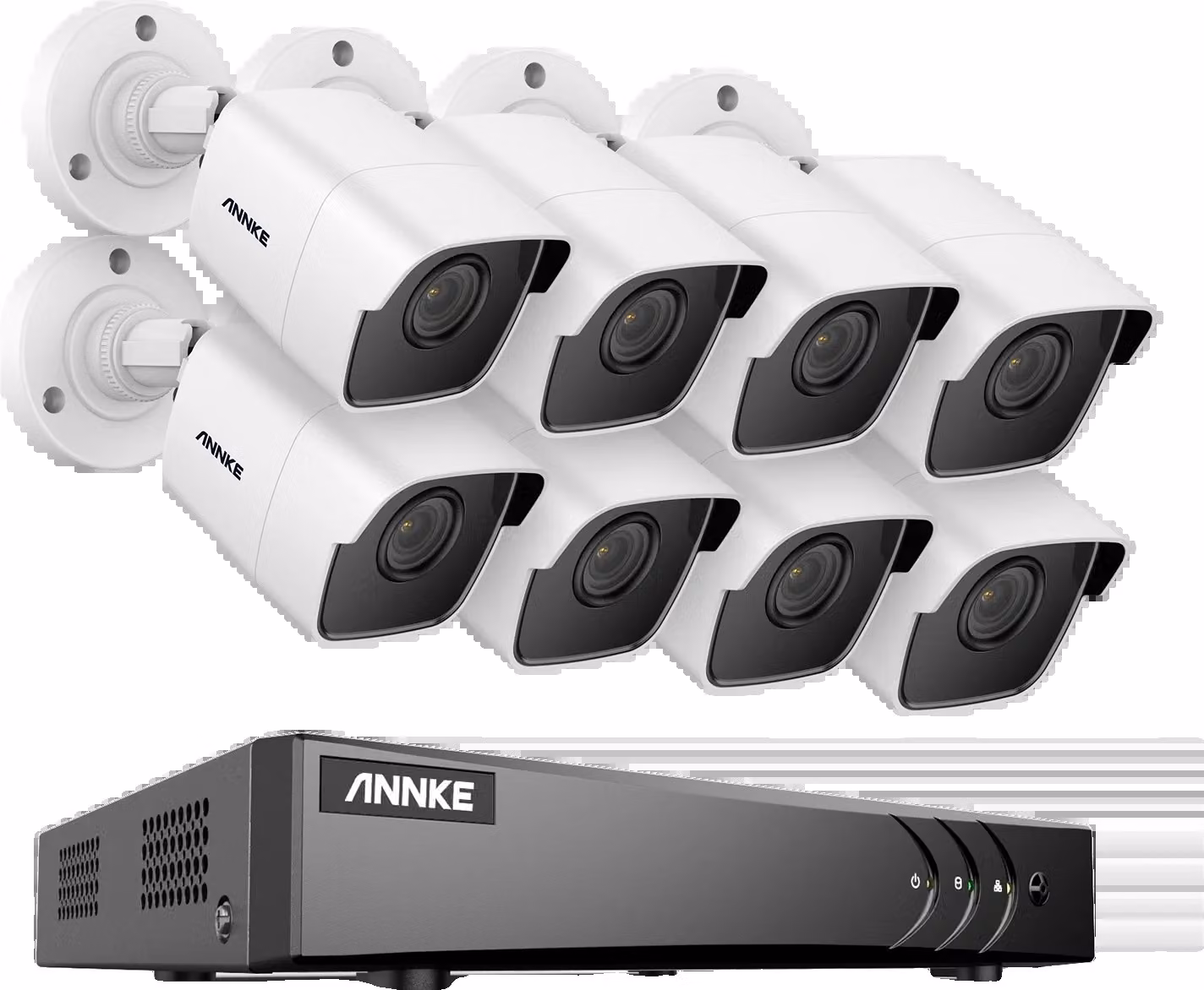 sistema di sicurezza 8CH DVR CCTV, risoluzione 5MP Ultra HD, visione notturna a infrarossi, telecamera CMOS 5MP, 2T