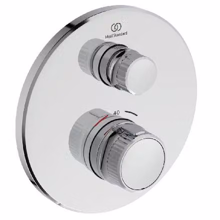 Ideal Standard CeraTherm Navigo - Miscelatore termostatico da incasso per doccia, cromo A7295AA