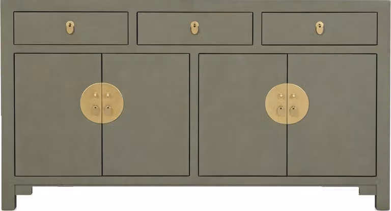 Fine Asianliving Cassettiera cinese Credenza cinese Armadietti cinesi Mobile cinese Mobile orientale asiatico 140x85x35