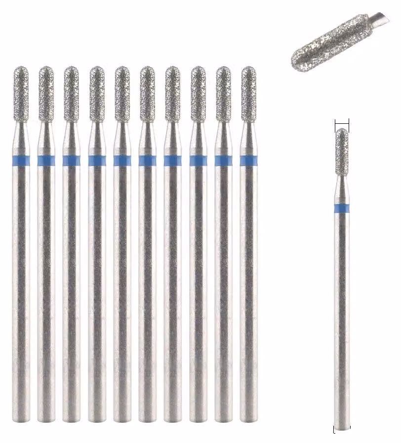 Utensile per fresatura, confezione da 10 pezzi, in diamante e acciaio inossidabile, modello A036