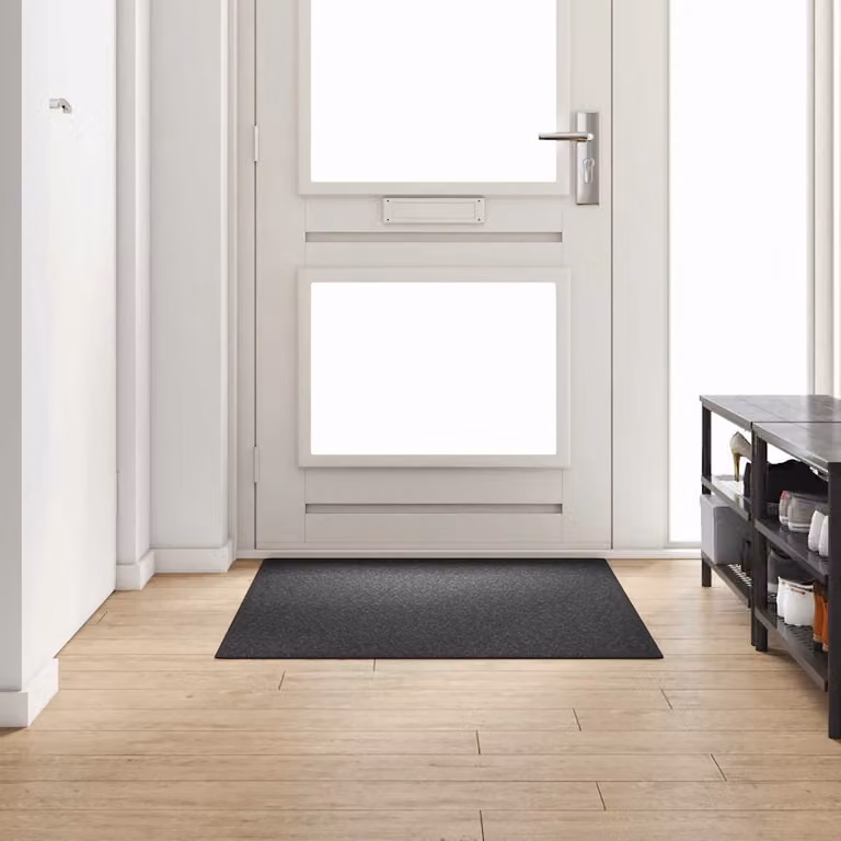 Runner in moquette vidaXL Grigio antracite, L 100 cm x P 150 cm, 100% polipropilene, antiscivolo e lavabile