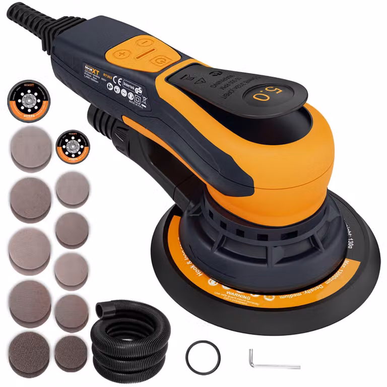 Levigatrice orbitale da 350 W - Diametro del disco da 150 mm - Elettrica, con cavo